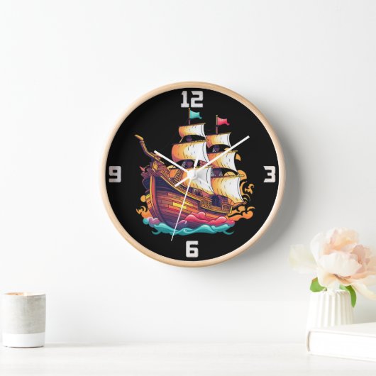 Fantasy Ship Uhr (Zuhause)
