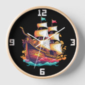 Fantasy Ship Uhr (Vorderseite)