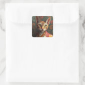 Fantasy Siamese Cat Stickers (Tasche)