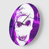 Fantasy Skull #3 Große Wanduhr (Winkel)