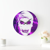 Fantasy Skull #3 Große Wanduhr (Zuhause)