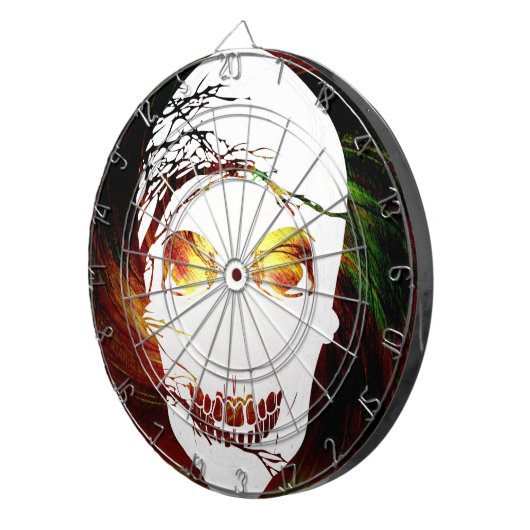 Fantasy Skull #4 Dartscheibe (Vorderseite rechts)
