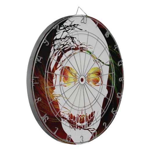 Fantasy Skull #4 Dartscheibe (Vorderseite Links)