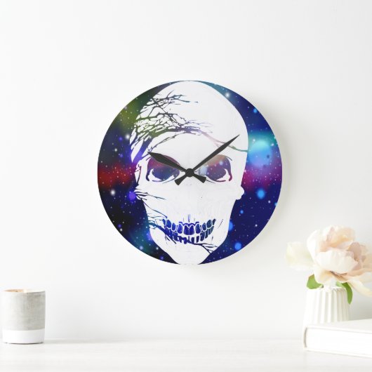 Fantasy Skull #4 Große Wanduhr (Zuhause)