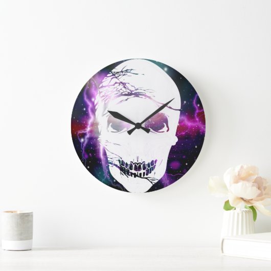 Fantasy Skull #8 Große Wanduhr (Zuhause)