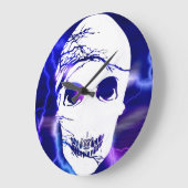 Fantasy Skull #9 Große Wanduhr (Winkel)