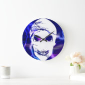 Fantasy Skull #9 Große Wanduhr (Zuhause)