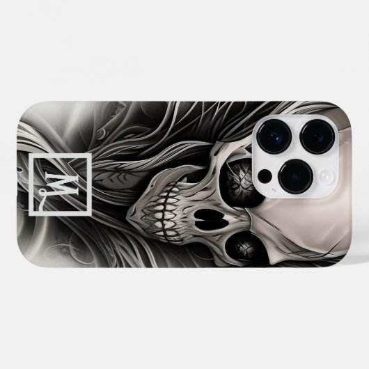 Fantasy Skull Case-Mate iPhone Hülle (Rückseite (Horizontal))