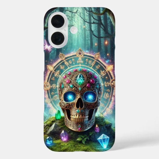 Fantasy Skull Case-Mate iPhone Hülle (Rückseite)