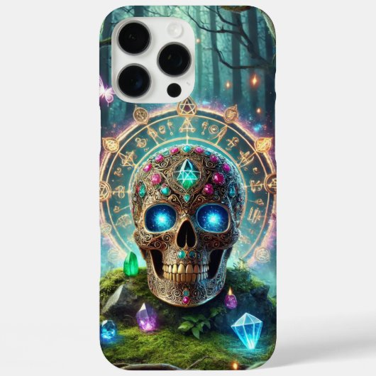 Fantasy Skull Case-Mate iPhone Hülle (Rückseite)