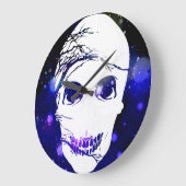 Fantasy Skull Große Wanduhr (Winkel)