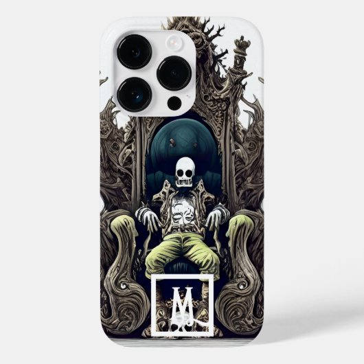 Fantasy Skull King Case-Mate iPhone Hülle (Rückseite)