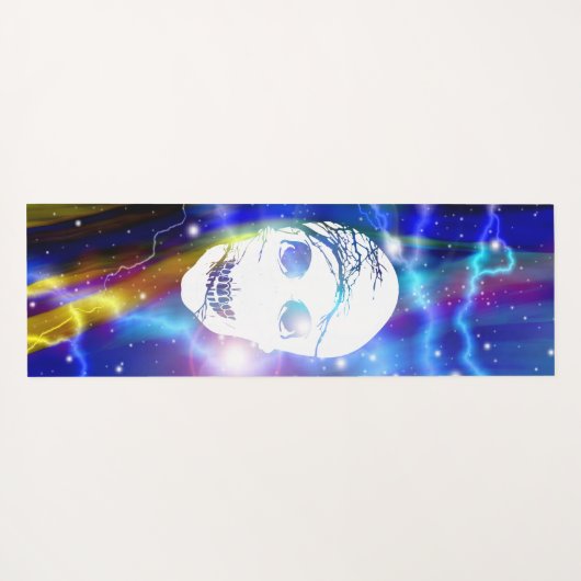 Fantasy Skull Yogamatte (Rückseite (Horizontal))