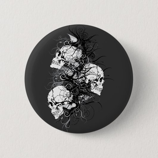 Fantasy Skulls Button (Vorderseite)