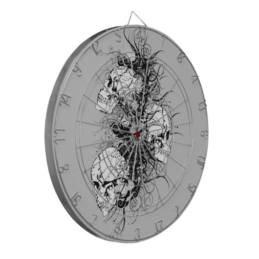 Fantasy Skulls Dartscheibe (Vorderseite Links)