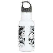 Fantasy Skulls Edelstahlflasche (Rückseite)