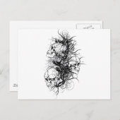Fantasy Skulls Postkarte (Vorne/Hinten)