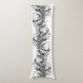 Fantasy Skulls Seitenschläferkissen (Vorderseite Vertikal)