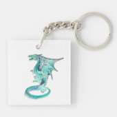 Fantasy Sky Blue Schlüsselanhänger (Rückseite)