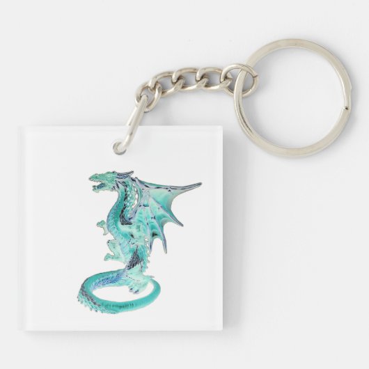 Fantasy Sky Blue Schlüsselanhänger (Rückseite)