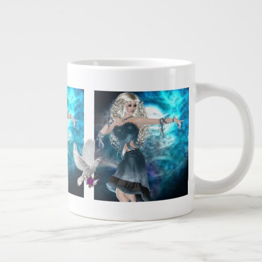 Fantasy Sky Siren Jumbo-Tasse (Rechts)