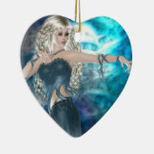 Fantasy Sky Siren Keramikornament (Rechts)