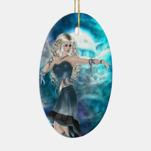Fantasy Sky Siren Keramikornament (Rechts)
