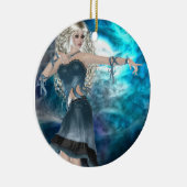 Fantasy Sky Siren Keramikornament (Rechts)