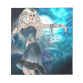 Fantasy Sky Siren Notizblock (Vorderseite)