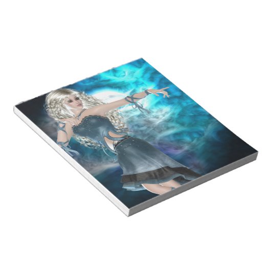 Fantasy Sky Siren Notizblock (angewinkelt)