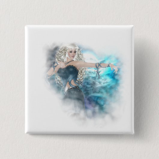 Fantasy Sky Siren Vignette Button (Vorderseite)