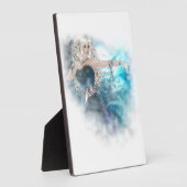 Fantasy Sky Siren Vignette Fotoplatte (Seite)