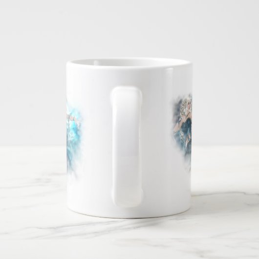 Fantasy Sky Siren Vignette Jumbo-Tasse (Rückseite)