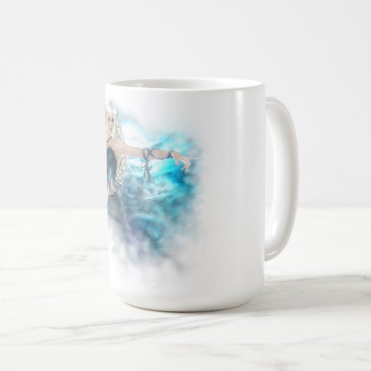 Fantasy Sky Siren Vignette Kaffeetasse (VorderseiteRechts)