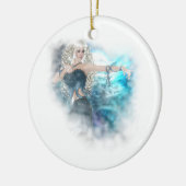 Fantasy Sky Siren Vignette Keramik Ornament (Links)