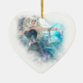 Fantasy Sky Siren Vignette Keramik Ornament (Vorne)