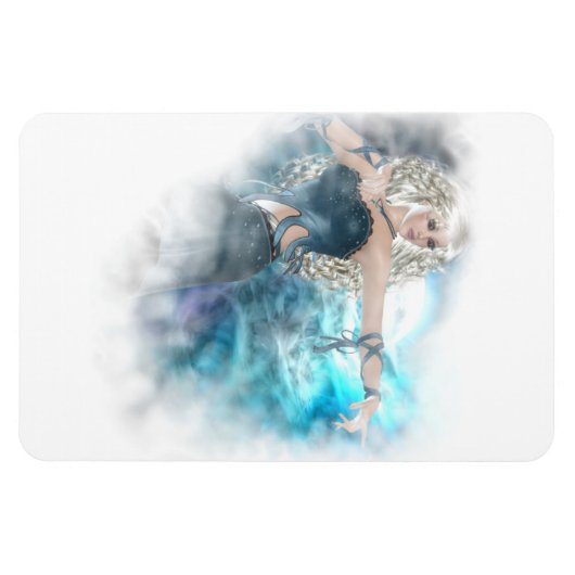 Fantasy Sky Siren Vignette Magnet (Horizontal)