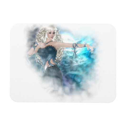 Fantasy Sky Siren Vignette Magnet (Horizontal)
