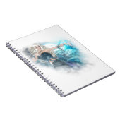 Fantasy Sky Siren Vignette Notizblock (Rechte Seite)