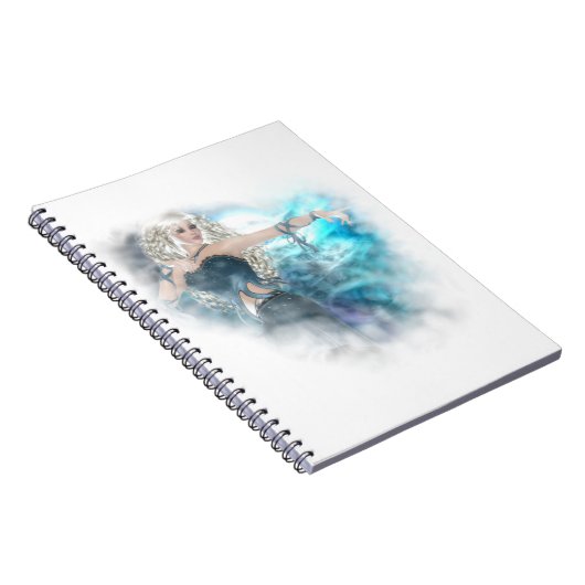 Fantasy Sky Siren Vignette Notizblock (Rechte Seite)