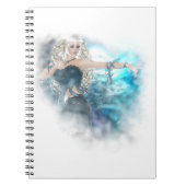 Fantasy Sky Siren Vignette Notizblock (Vorderseite)