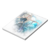 Fantasy Sky Siren Vignette Notizblock (Rotiert)