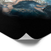 Fantasy Sky Siren Vignette Poster (Ecke)