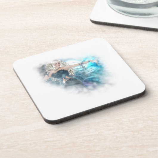 Fantasy Sky Siren Vignette Untersetzer (Linke Seite)