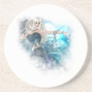 Fantasy Sky Siren Vignette Untersetzer