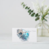 Fantasy Sky Siren Vignette Visitenkarte (Stehend Vorderseite)