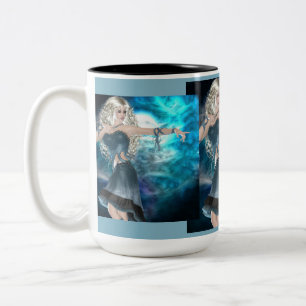 Fantasy Sky Siren Zweifarbige Tasse