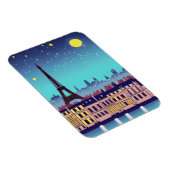 Fantasy Skyline von Paris Unter den Sternen Magnet (Rechte Seite)