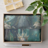 Fantasy-Smaragd-Königinnen des Waldes-Decoupage Seidenpapier (Geschenk)