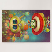 Fantasy Snail and Mush Illustration Puzzle (Horizontal)